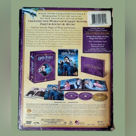 HARRY POTTER AND THE GOBLET OF FIRE ULTIMATE EDITION DVD SET - Picture 3 of 8